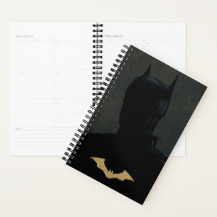 Der Batman mit dem goldenen Bat-Symbol Planer