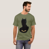 Der Batman mit dem goldenen Bat-Symbol T-Shirt (Vorne ganz)
