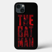 Der Batman Typografy Cutout Case-Mate iPhone Hülle (Rückseite)
