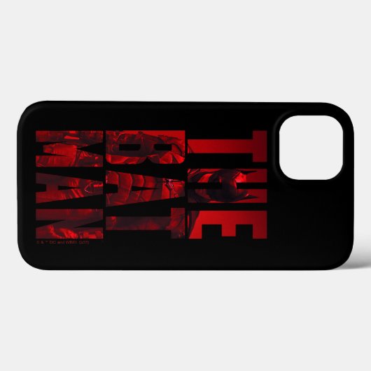 Der Batman Typografy Cutout Case-Mate iPhone Hülle (Rückseite (Horizontal))