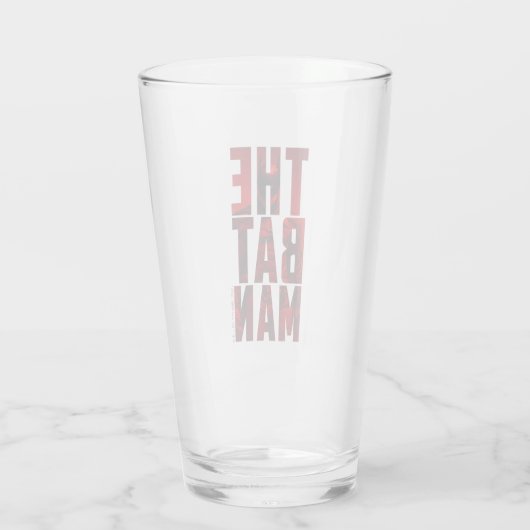 Der Batman Typografy Cutout Glas (Rückseite)