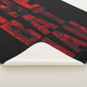 Der Batman Typografy Cutout Sherpadecke (3/4)