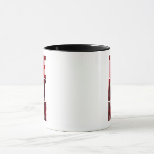 Der Batman Typografy Cutout Tasse (Zentrum)