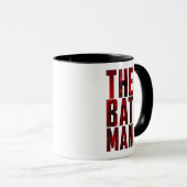 Der Batman Typografy Cutout Tasse (VorderseiteRechts)