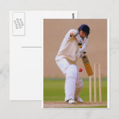Der Batsman Postkarte (Vorne/Hinten)