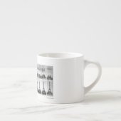 Der Bau des Eiffelturms Espressotasse (Rechts)