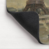 Der Bau des Eiffelturms Mousepad (Ecke)