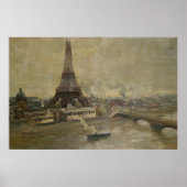 Der Bau des Eiffelturms Poster (Vorne)