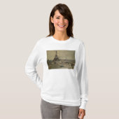 Der Bau des Eiffelturms T-Shirt (Vorne ganz)