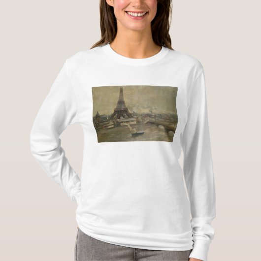 Der Bau des Eiffelturms T-Shirt (Vorderseite)