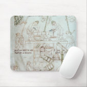 Der Bau des Turms von Babel Mousepad (Mit Mouse)