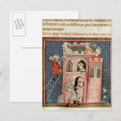 Der Bau des Turms von Babel Postkarte (Vorne/Hinten)
