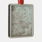 Der Bau des Turms von Babel Silbernes Ornament (Rechts)