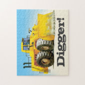 Der Bau-Gräber-Laubsäge des Kindes Puzzle (Vertikal)