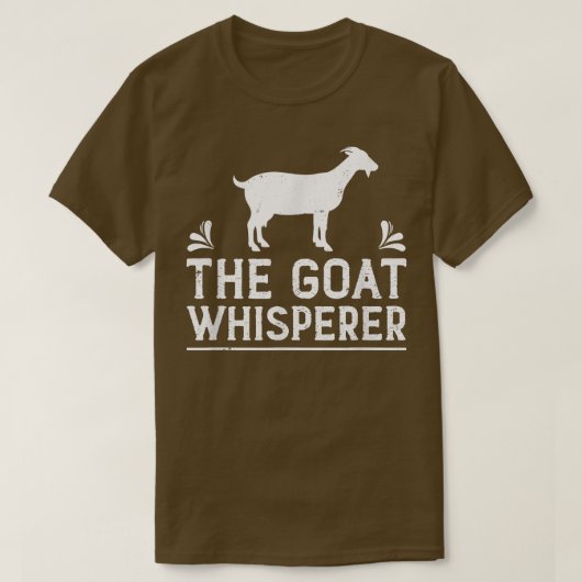 Der Bauer der Ziegenflüster T-Shirt (Design vorne)