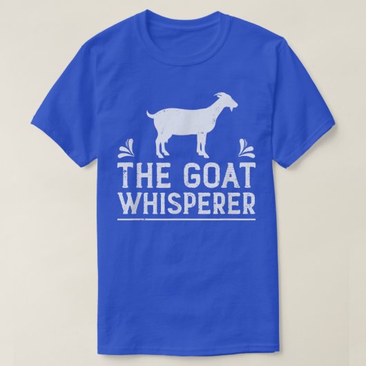 Der Bauer der Ziegenflüster T-Shirt (Design vorne)