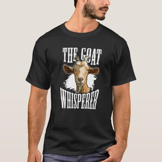 Der Bauer der Ziegenflüsterziege T-Shirt (Vorderseite)