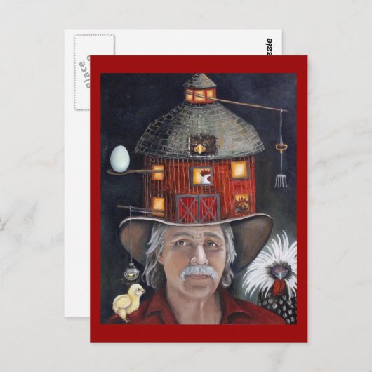 Der Bauer Postkarte (Vorne/Hinten)