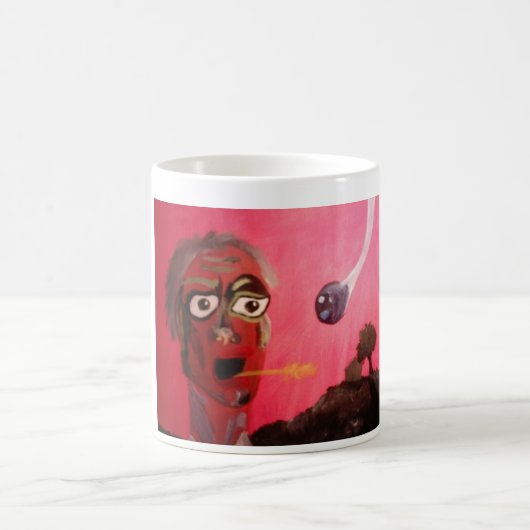 Der Bauer und der Gegenstand Kaffeetasse (Mittel)