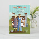 Der Bauer und seine Ehefrau-Einladung Einladung (Stehend Vorderseite)