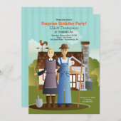 Der Bauer und seine Ehefrau-Einladung Einladung (Vorne/Hinten)