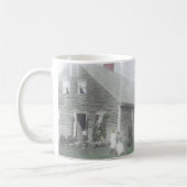 Der Bauernhof Claudes Goodrich - Bingham, Maine Kaffeetasse (Links)