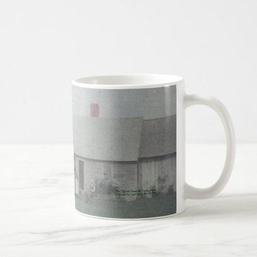 Der Bauernhof Claudes Goodrich - Bingham, Maine Kaffeetasse (Rechts)