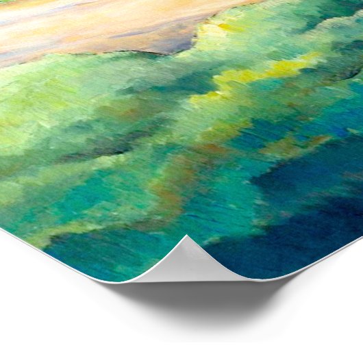 Der Bauernhof Kenjiro Nomura 1934 Rustikale Kunst Poster (Ecke)