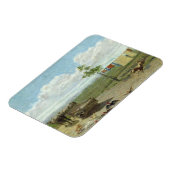 Der Bauernhof (Öl auf Leinwand) Magnet (Linke Seite)