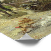 Der Bauernhof (Öl auf Leinwand) Poster (Ecke)