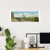 Der Bauernhof (Öl auf Leinwand) Poster (Heimbüro)