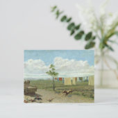 Der Bauernhof (Öl auf Leinwand) Postkarte (Stehend Vorderseite)