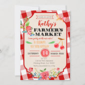 Der Bauernmarkt - Einladung zur Geburtstagspartei (Vorderseite)