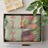 Der Bauernmarkt in der Gegend wird mit einem Baby- Seidenpapier (Geschenk)