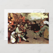 Der Bauerntanz - 1568 Postkarte (Vorne/Hinten)