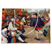 Der Bauerntanz, Pieter Bruegel große Geschenktasch Geschenktüte (Vorderseite)