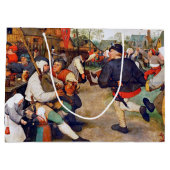 Der Bauerntanz, Pieter Bruegel große Geschenktasch Große Geschenktüte (Rückseite)