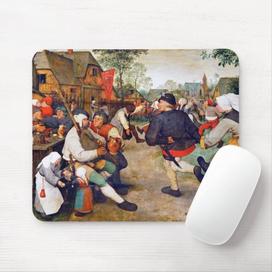 Der Bauerntanz, Pieter Bruegel Mousepad (Mit Mouse)