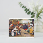 Der Bauerntanz, Pieter Bruegel Postkarte (Stehend Vorderseite)
