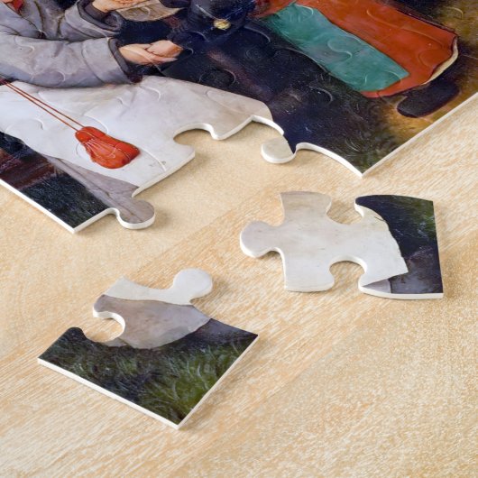 Der Bauerntanz, Pieter Bruegel Puzzle (Seite)