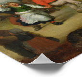 Der Bauerntanz von 1678 Poster (Ecke)