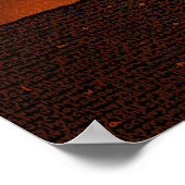 Der Baum der Bücher Poster (Ecke)