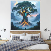  Der Baum der digitalen Weisheit   Leinwanddruck (Insitu (Schlafzimmer))