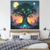 Der Baum der digitalen Weisheit Leinwanddruck (Insitu (Schlafzimmer))