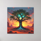  Der Baum der digitalen Weisheit   Leinwanddruck (Vorderseite)