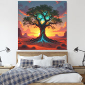  Der Baum der digitalen Weisheit   Leinwanddruck (Insitu (Schlafzimmer))