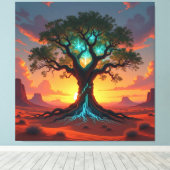  Der Baum der digitalen Weisheit   Leinwanddruck (Insitu (Holzboden))