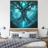  Der Baum der digitalen Weisheit   Leinwanddruck (Insitu (Schlafzimmer))