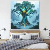  Der Baum der digitalen Weisheit   Leinwanddruck (Insitu (Schlafzimmer))