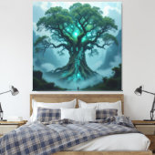 Der Baum der digitalen Weisheit Leinwanddruck (Insitu (Schlafzimmer))